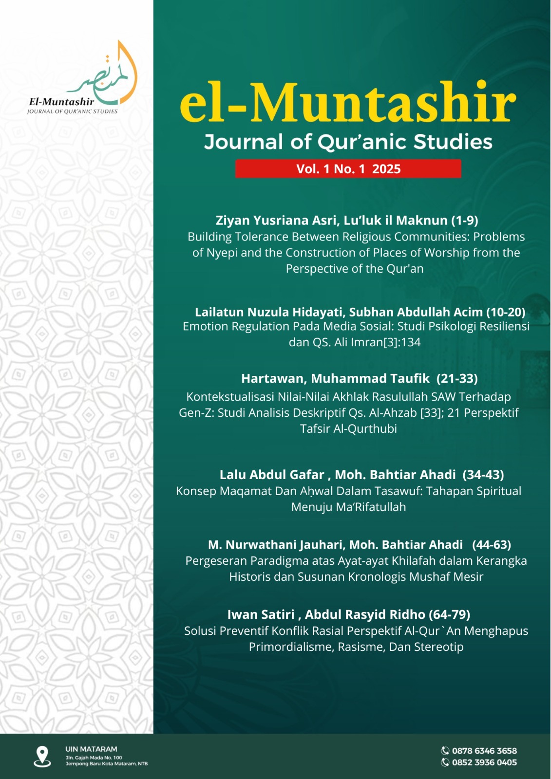 					View Vol. 1 No. 1 (2025): Articles in Press
				